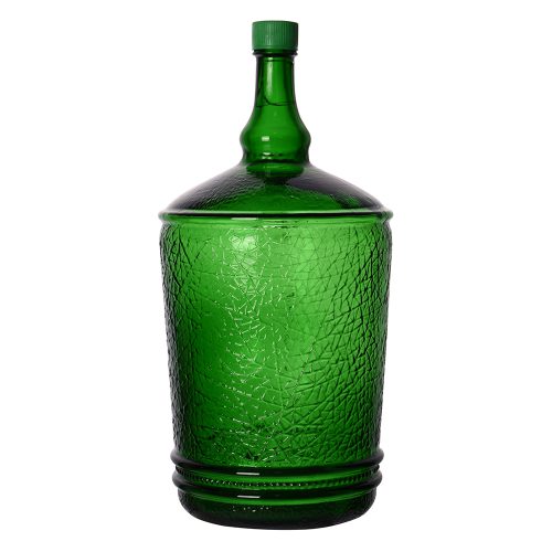 بطری شیشه ای 8 لیتری سبز